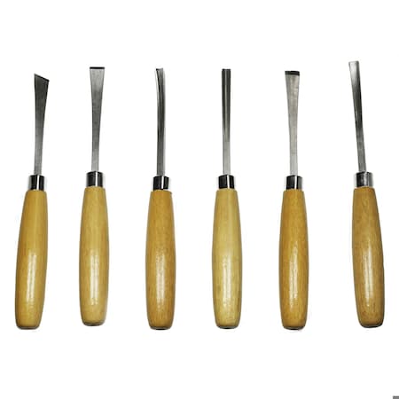 Excel Blades Beginners 6 Piece Woodcarving Set 56011IND